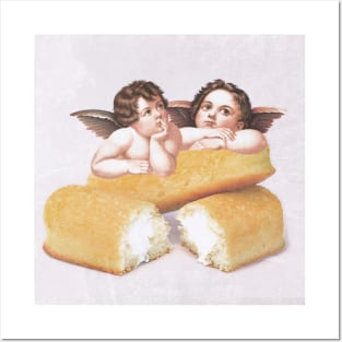 Cherubs Resting on Twinkies Posters and Art